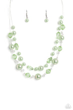 Load image into Gallery viewer, Paparazzi&#39;s Parisian Pearls - Green necklace
