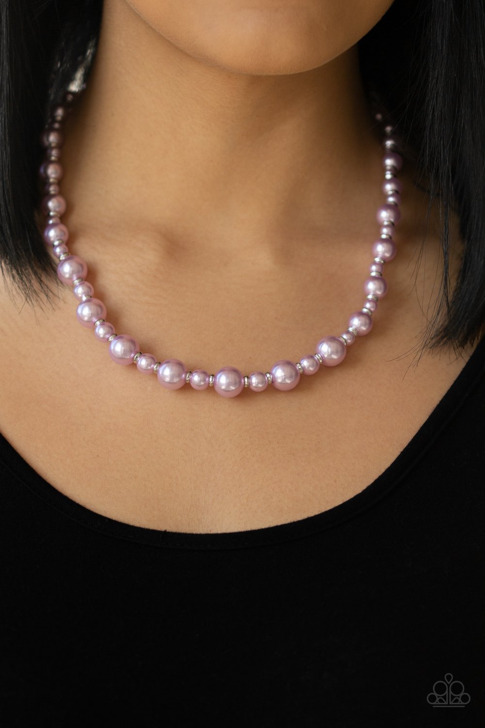 Paparazzi's Pearl Heirloom - Purple necklace