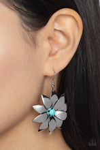 Load image into Gallery viewer, Paparazzi&#39;s Pinwheel Prairies - Blue earrings
