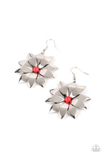 Load image into Gallery viewer, Paparazzi&#39;s Pinwheel Prairies - Red earrings
