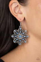 Load image into Gallery viewer, Paparazzi&#39;s Prismatic Perennial - Blue earrings
