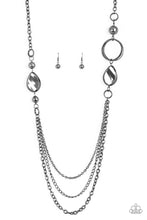 Load image into Gallery viewer, Paparazzi&#39;s Rebels Have More Fun - Black necklace
