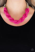 Load image into Gallery viewer, Paparazzi&#39;s Savannah Surfin- Pink Seed Beads necklace
