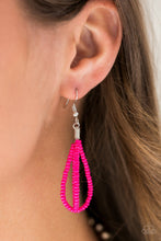 Load image into Gallery viewer, Paparazzi&#39;s Savannah Surfin- Pink Seed Beads necklace
