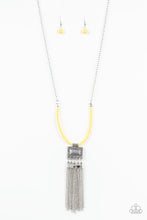 Load image into Gallery viewer, Paparazzi&#39;s Mayan Masquerade - Yellow necklace
