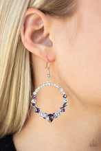 Load image into Gallery viewer, Paparazzi&#39;s Revolutionary Refinement - Purple hoop earrings
