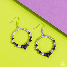 Load image into Gallery viewer, Paparazzi&#39;s Revolutionary Refinement - Purple hoop earrings
