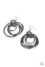 Load image into Gallery viewer, Paparazzi&#39;s Ringing Radiance - Black earrings
