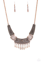 Load image into Gallery viewer, Paparazzi&#39;s STEER It Up - Copper necklace
