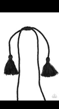 Load image into Gallery viewer, Paparazzi&#39;s Macrame Mantra - Black Urban Necklace
