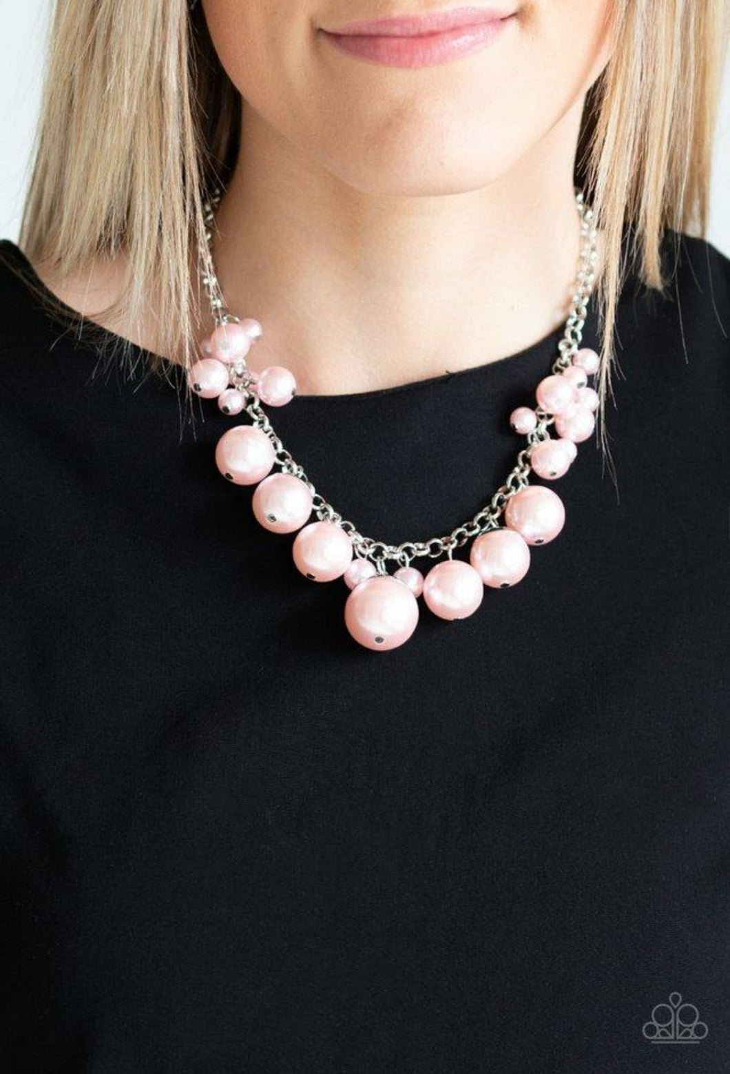 Paparazzi's Broadway Belle - Pink Pearl necklace