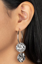 Load image into Gallery viewer, Paparazzi&#39;s Sending Shock Waves - Silver earrings
