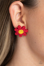 Load image into Gallery viewer, Paparazzi&#39;s Sensational Seeds - Red Seed Beads earrings
