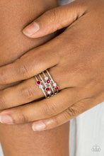Load image into Gallery viewer, Paparazzi&#39;s Sparkle Showdown - Red ring
