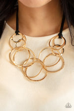 Load image into Gallery viewer, Paparazzi&#39;s Spiraling Out of COUTURE - Gold Urban necklace
