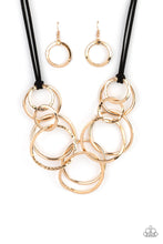 Load image into Gallery viewer, Paparazzi&#39;s Spiraling Out of COUTURE - Gold Urban necklace
