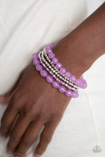 Load image into Gallery viewer, Paparazzi&#39;s Sugary Sweet - Purple bracelet
