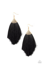 Load image into Gallery viewer, Paparazzi&#39;s Tassel Tempo - Gold earrings
