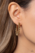 Load image into Gallery viewer, Paparazzi&#39;s The Way You Make Me Wheel - Gold hoop earrings
