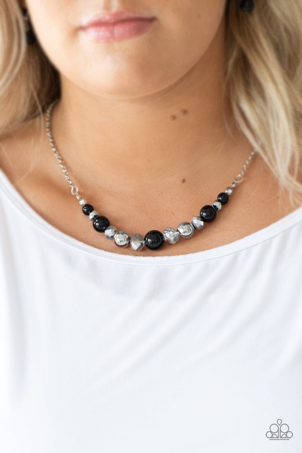 Paparazzi's The Big-Leaguer - Black necklace