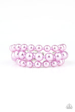 Load image into Gallery viewer, Paparazzi&#39;s Total PEARL-fection - Purple bracelet
