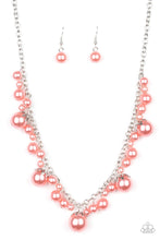 Load image into Gallery viewer, Paparazzi&#39;s Uptown Pearls - Orange necklace
