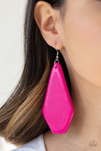 Load image into Gallery viewer, Paparazzi&#39;s Vacation Ready - Pink Wood earrings
