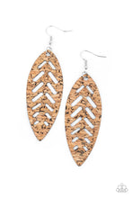 Load image into Gallery viewer, Paparazzi&#39;s You&#39;re Such A CORK - Brown earrings

