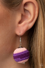 Load image into Gallery viewer, Paparazzi&#39;s Zest Fest - Purple Seed Beads earrings
