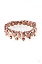 Load image into Gallery viewer, Paparazzi&#39;s Girly Girl Glamour - Copper and Pearl bracelet
