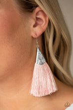 Load image into Gallery viewer, Paparazzi&#39;s In Full PLUMES - Pink earrings
