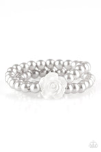 Load image into Gallery viewer, Paparazzi&#39;s Posh and Posy - Silver Pearl bracelet
