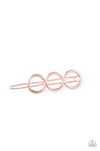 Load image into Gallery viewer, Paparazzi&#39;s A HOLE Lot of Trouble - Copper Hair Clip
