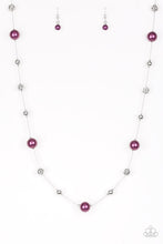 Load image into Gallery viewer, Paparazzi&#39;s Eloquently Eloquent - Purple Pearl necklace
