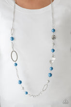 Load image into Gallery viewer, Paparazzi&#39;s All About Me - Blue Pearl necklace
