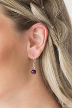 Load image into Gallery viewer, Paparazzi&#39;s Eloquently Eloquent - Purple Pearl necklace
