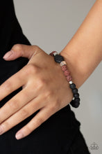 Load image into Gallery viewer, Paparazzi&#39;s Unwind - Brown Urban Men bracelet
