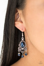 Load image into Gallery viewer, Paparazzi&#39;s I Better Get GLOWING - Blue Pearl earrings
