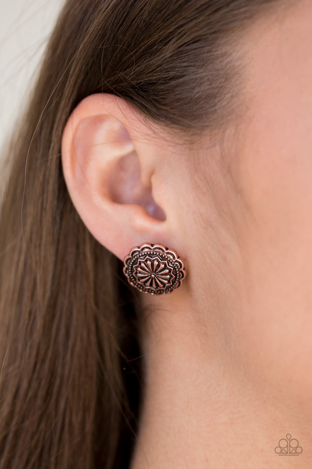 Paparazzi's Durango Desert - Copper post earrings