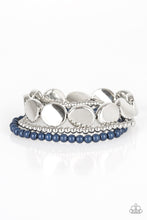 Load image into Gallery viewer, Paparazzi&#39;s Beyond The Basics - Blue bracelet
