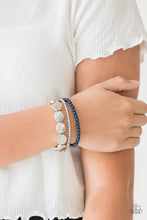 Load image into Gallery viewer, Paparazzi&#39;s Beyond The Basics - Blue bracelet
