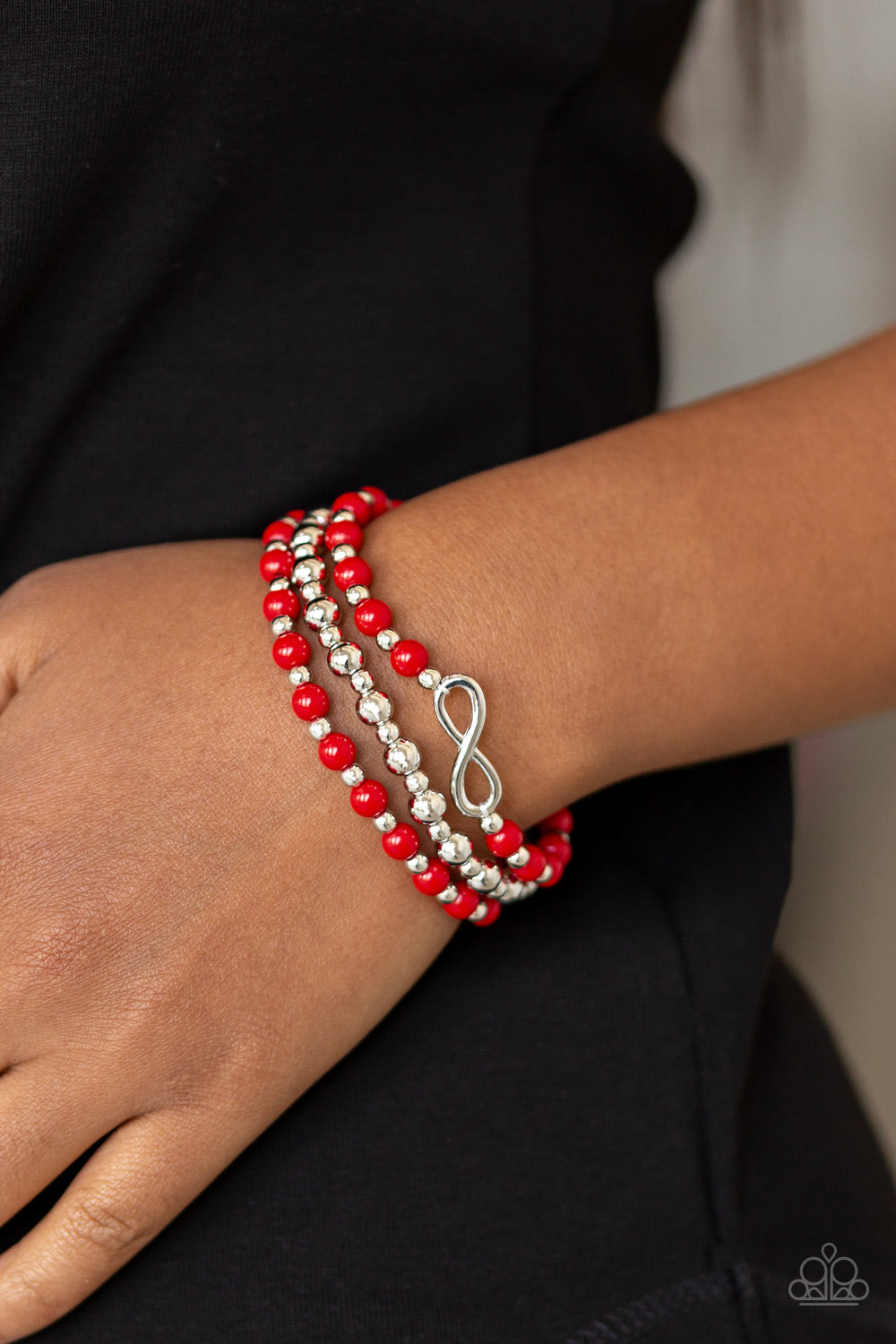 Paparazzi's Immeasurably Infinite - Red bracelet