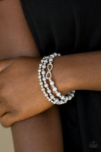 Load image into Gallery viewer, Paparazzi&#39;s Immeasurably Infinite - Silver bracelet
