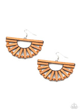 Load image into Gallery viewer, Paparazzi&#39;s Wooden Wonderland - Brown earrings
