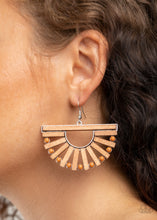 Load image into Gallery viewer, Paparazzi&#39;s Wooden Wonderland - Brown earrings
