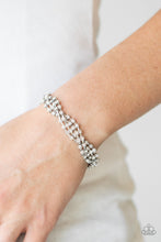 Load image into Gallery viewer, Paparazzi&#39;s Twists and Turns - White bracelet
