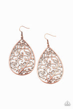 Load image into Gallery viewer, Paparazzi&#39;s Grapevine Grandeur - Copper earrings
