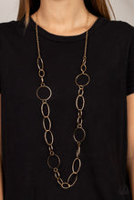 Load image into Gallery viewer, Paparazzi&#39;s Perfect MISMATCH - Gold necklace
