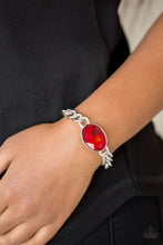 Load image into Gallery viewer, Paparazzi&#39;s Luxury Lush - Red bracelet
