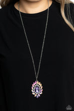 Load image into Gallery viewer, Paparazzi&#39;s Over the TEARDROP - Purple Iridescent Necklace
